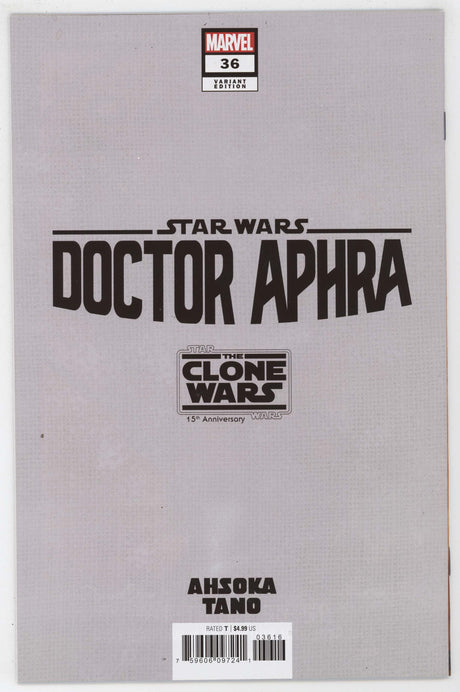 Star Wars Doctor Aphra 36 Marvel 2023 NM- 9.2 EM Gist Ahsoka Tano Virgin Variant