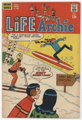 Life With Archie 81 Archie 1969 VG FN Betty Veronica Skiing Surfboard Snowboard