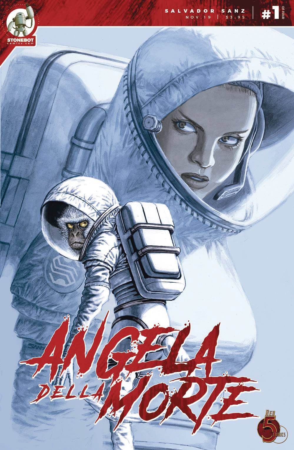 ANGELA DELLA MORTE #1 A RED 5 2019 NM Salvador Sanz