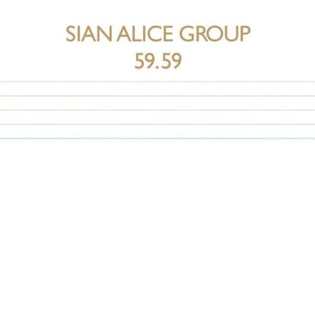 the album cover for Sian Alice Group - 59.59