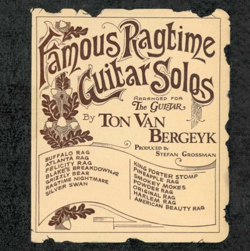 Van Ton Bergeyk - Famous Ragtime Guitar Solos [CD]
