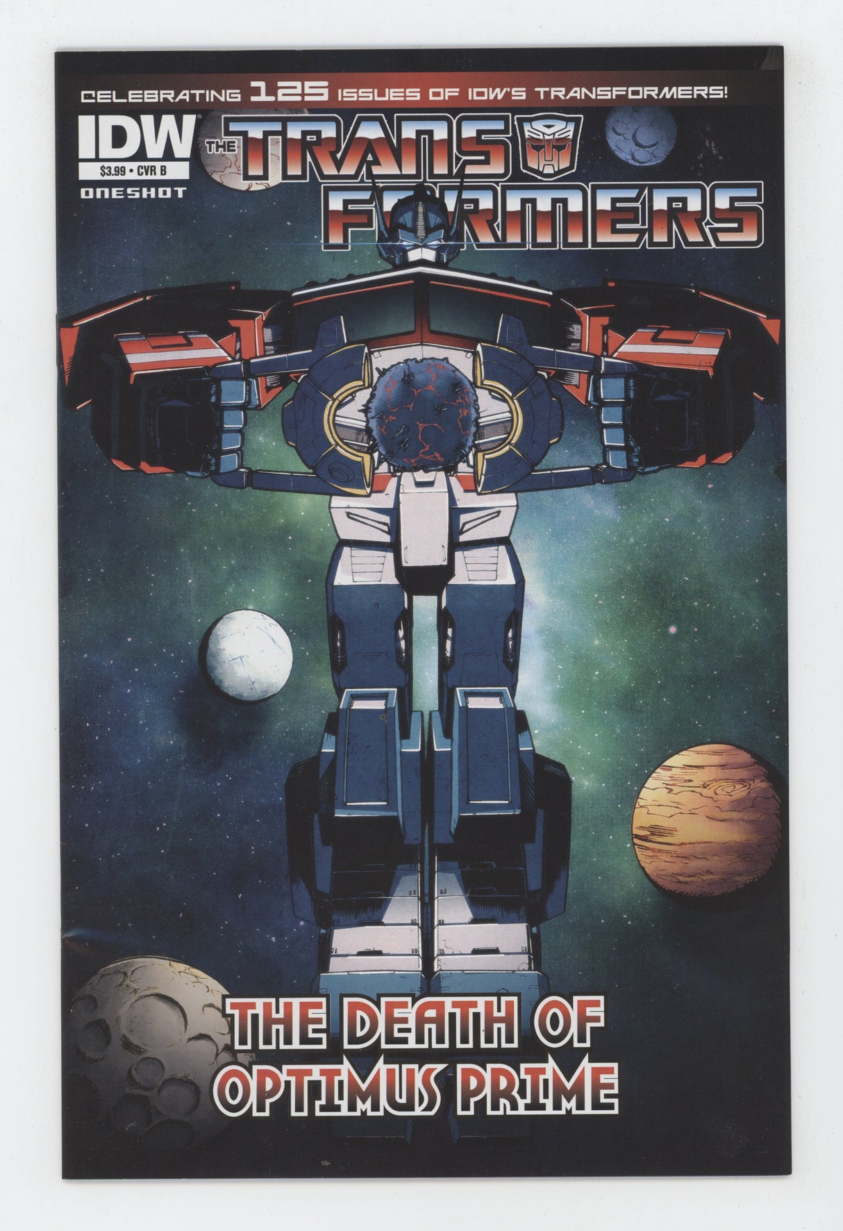Transformers Death of Optimus Prime 1 B IDW 2011 1:5 Nick Roche Variant