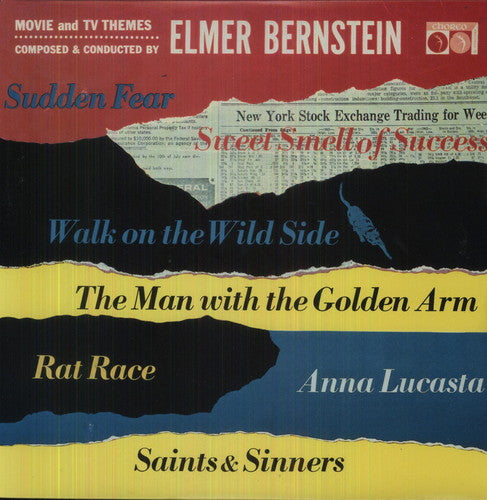 the album cover for Elmer Bernstein - Movie & TV Themes