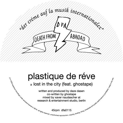 the album cover for Plastique De Rve - Lost In The City
