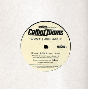 the album cover for Colby Odonis - Don't Turn Back