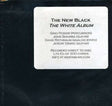 the album cover for NEW BLACK - The White Album