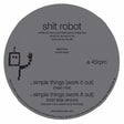 the album cover for Shit Robot - Simple Things