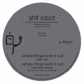 the album cover for Shit Robot - Simple Things