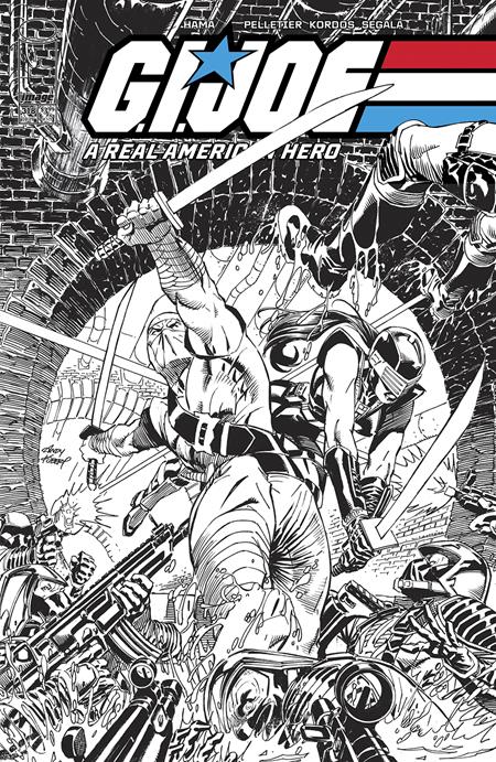 Gi Joe A Real American Hero #318 B Andy Kubert B&W Variant (07/02/2025) Image