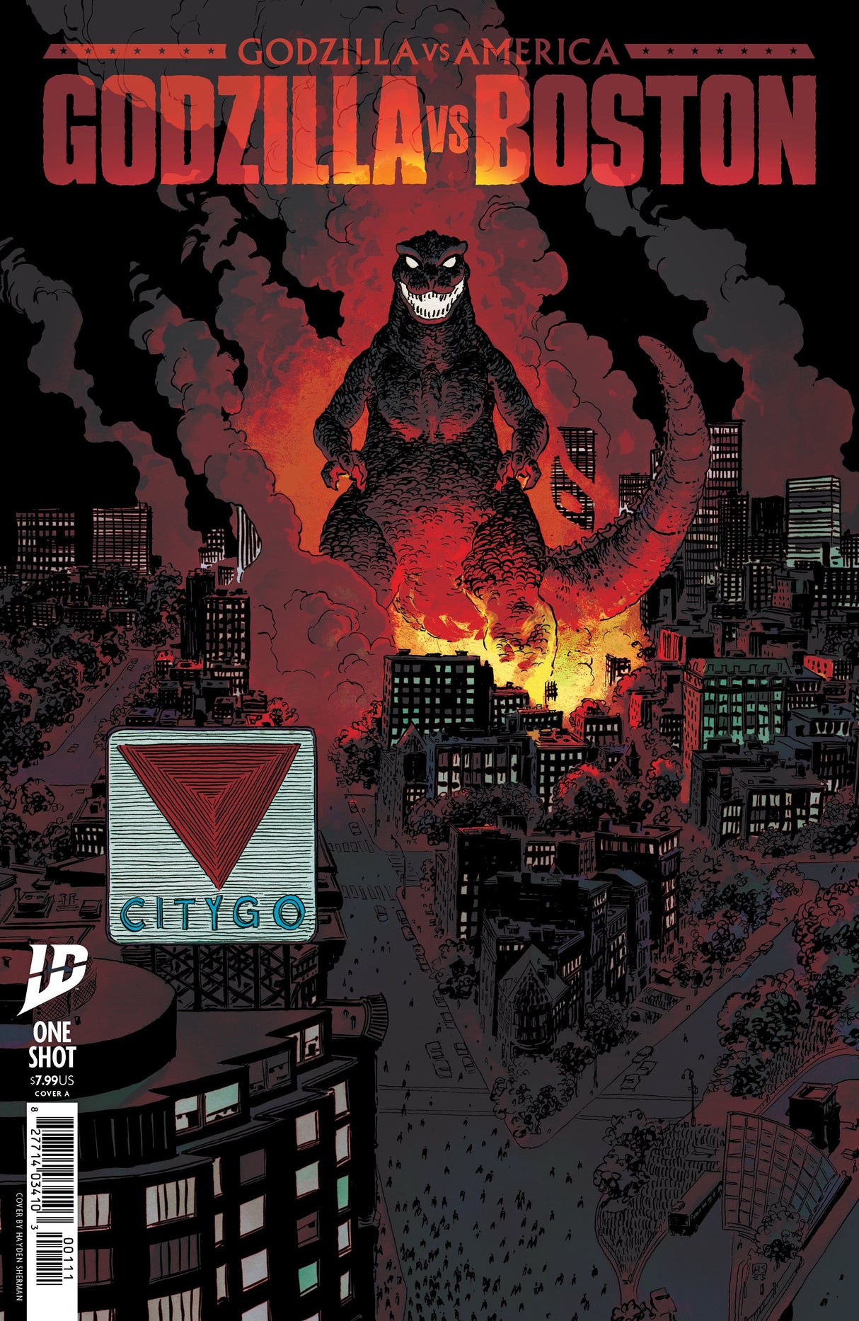 Godzilla Vs America Boston A Hayden Sherman (07/30/2025) Idw