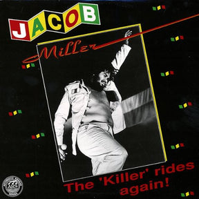 the album cover for Jacob Miller - Killer Rides Again