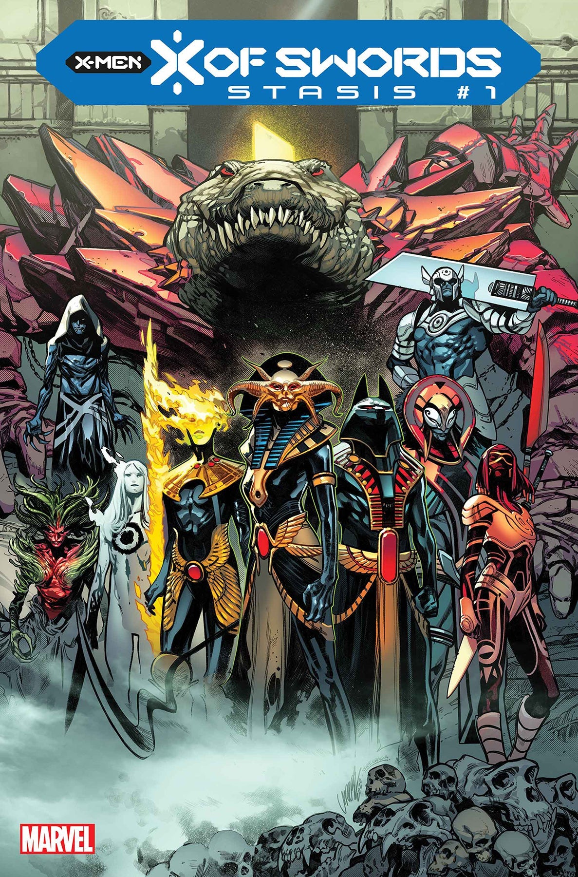 X Of Swords Stasis #1 A Pepe Larraz Tini Howard Jonathan Hickman (10/28/2020) Marvel