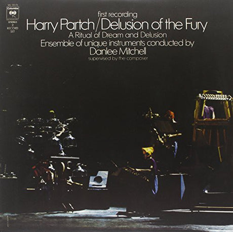 the album cover for Harry Partch - Delusion of the Fury