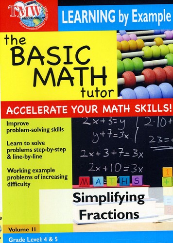 Basic Math Tutor Simplifying Fractions - Basic Math Tutor Simplifying Fractions - DVD
