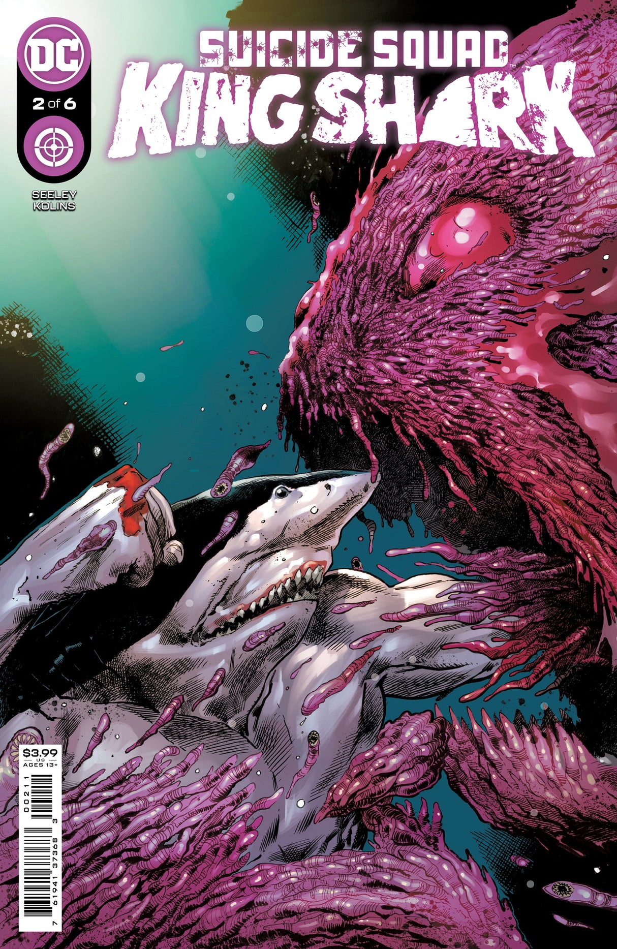 Suicide Squad King Shark #2 (Of 6) A Trevor Hairsine Tim Seeley (10/19/2021) Dc