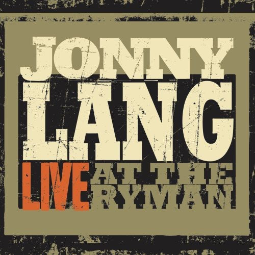 Jonny Lang - Live At The Ryman - Music CD