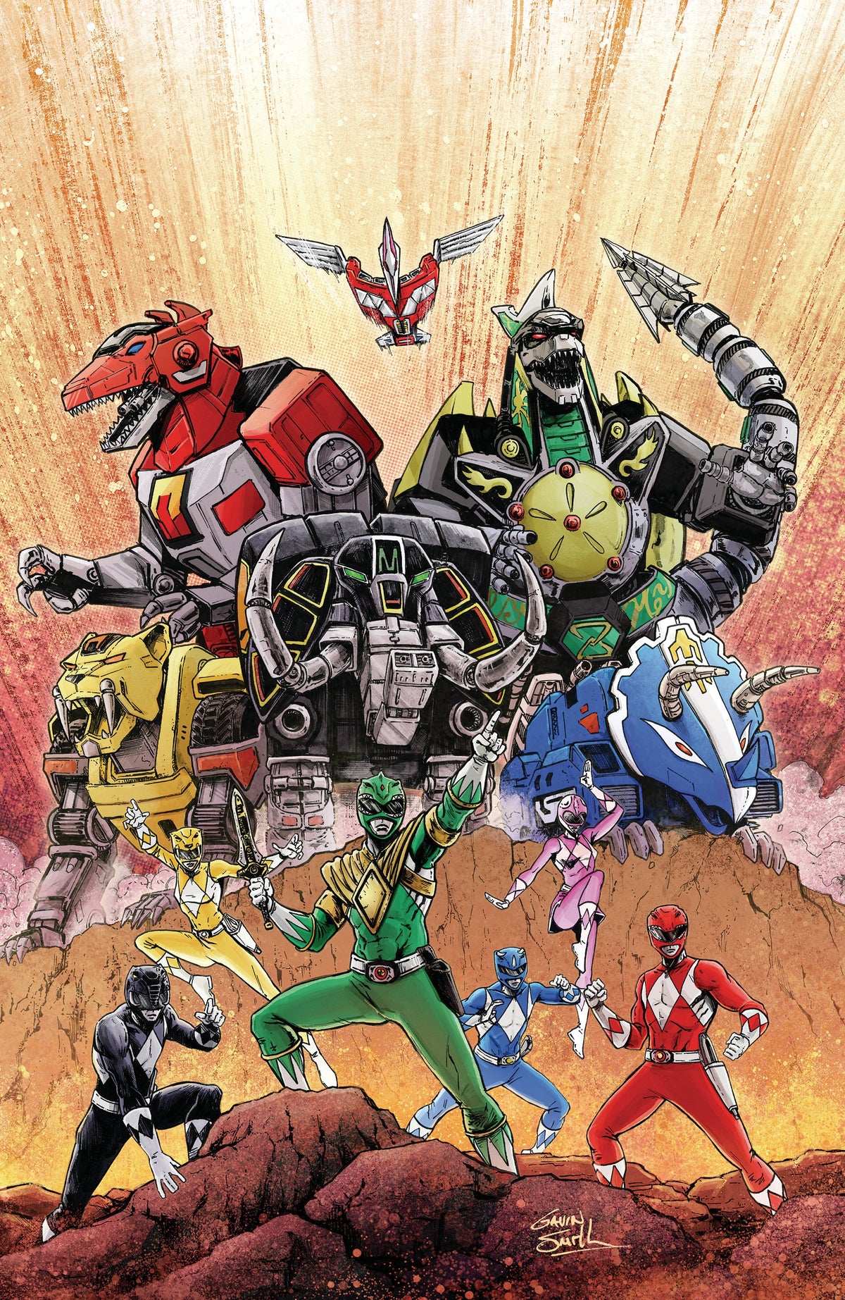 Golden Apple Comics - Mighty Morphin Power Rangers Zord Quest #1 D 1:10 ...