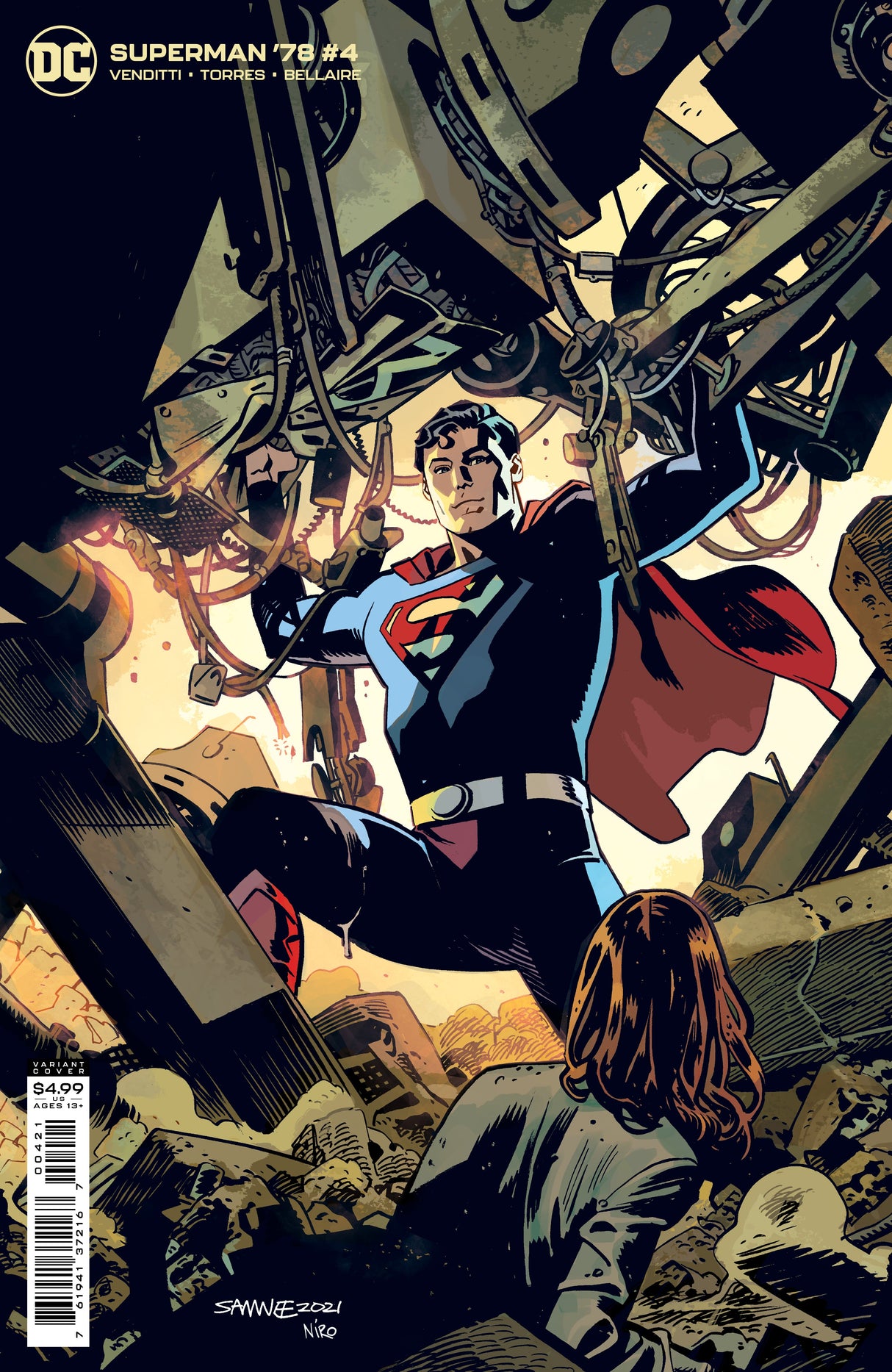 Superman 78 #4 (Of 6) B Chris Samnee Card Stock Variant (11/23/2021) Dc