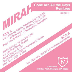 the album cover for Mirah - Gone Are All The Days