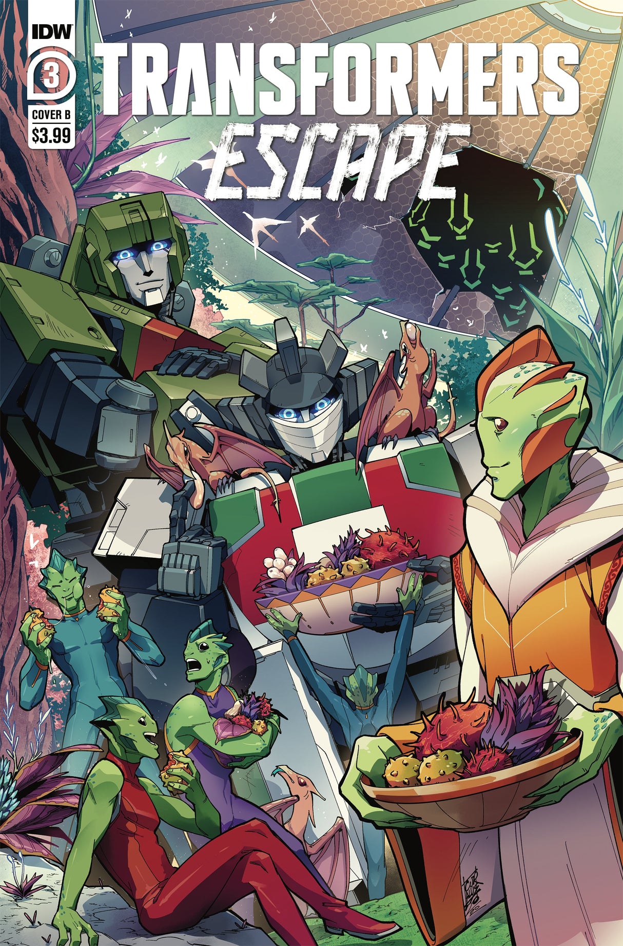 Transformers Escape #3 (Of 5) B Umi Miyan Variant (05/05/2021) Idw
