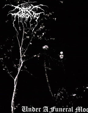 the album cover for Darkthrone - Under A Funeral Moon