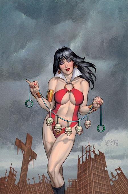 Vampirella Armageddon #9 G 1:10 Joseph Michael Linsner Virgin Variant (03/18/2026) Dynamite
