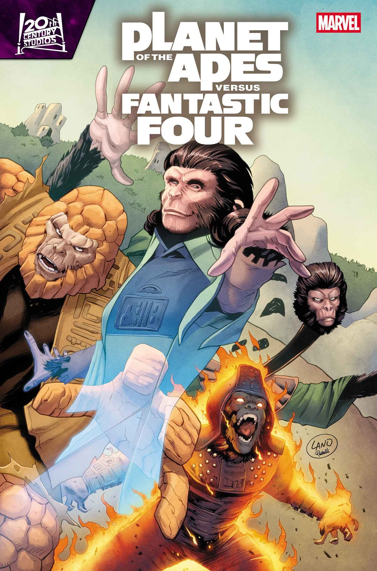 Planet Of The Apes Vs. Fantastic Four #2 A Greg Land (03/11/2026) Marvel