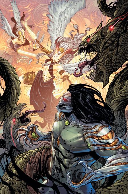 Darkness Vs Angelus (One Shot) C 1:10 Giuseppe Cafaro & Arif Prianto Virgin Variant (04/22/2026) Image
