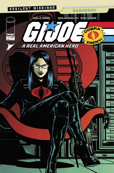 Gi Joe A Real American Hero Sssilent Missions Baroness #1 (One Shot) B Jorge Fornes Variant (04/01/2026) Image