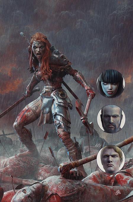 Giant Sized Savage Tales (One Shot) K 1:15 Bjorn Barends Red Sonja Virgin Variant (04/29/2026) Dynamite