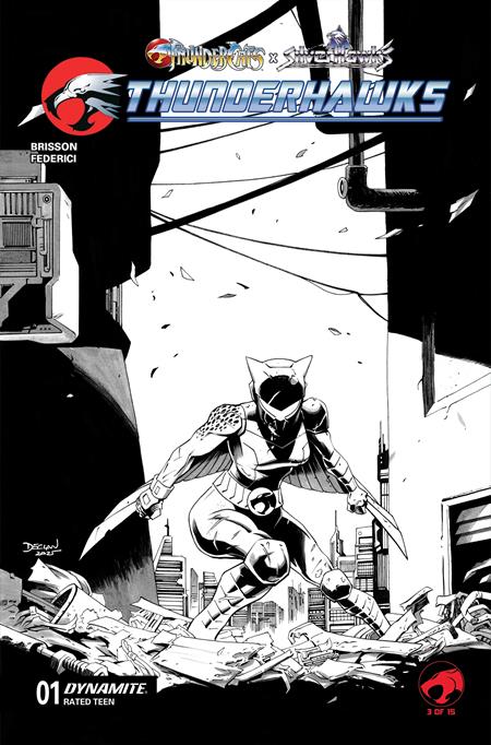 Thundercats X Silverhawks Thunderhawks #1 I 1:10 Declan Shalvey Line Art Variant (04/22/2026) Dynamite