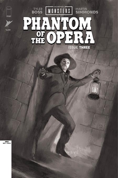 Universal Monsters Phantom Of The Opera #3 (Of 4) D 1:25 Julian Totino Tedesco B&W Classic H (04/22/2026) Image