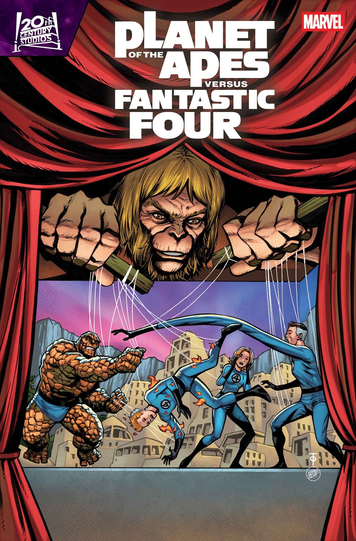 Planet Of The Apes Vs. Fantastic Four #3 C Marcus To Homage Variant (04/15/2026) Marvel