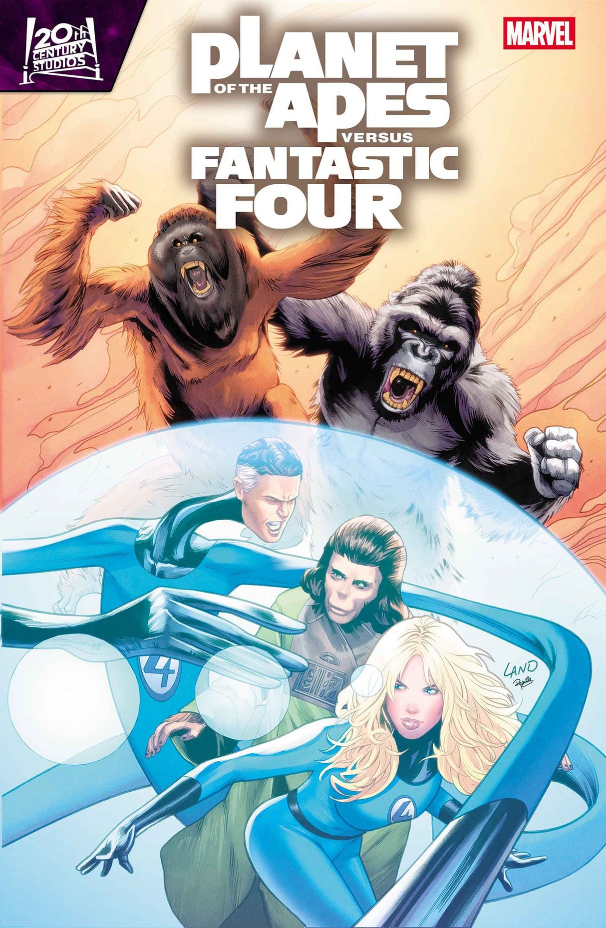 Planet Of The Apes Vs. Fantastic Four #3 A Greg Land (04/15/2026) Marvel