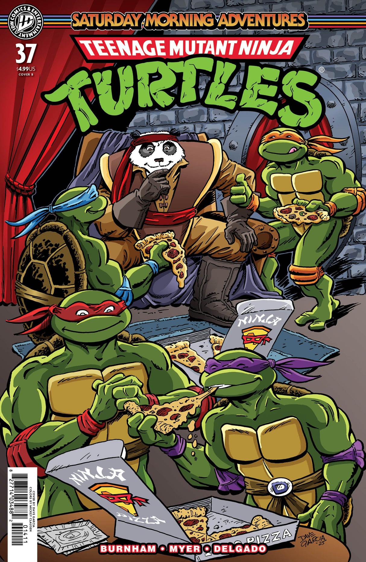 Teenage Mutant Ninja Turtles Saturday Morning Adventures #37 B Dave Garcia (05/27/2026) Idw