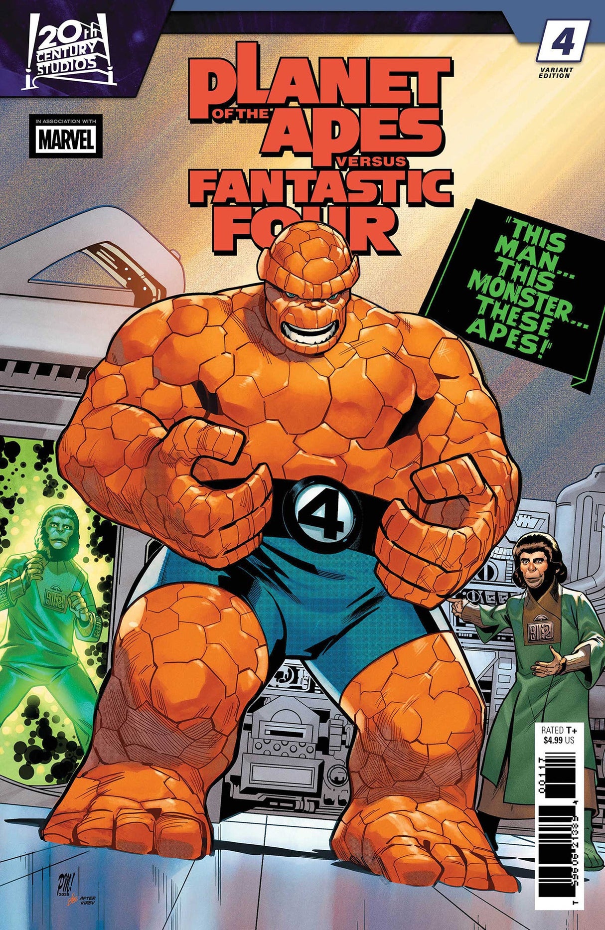 Planet Of The Apes Vs Fantastic Four #4 D Paco Medina Homage Variant (05/27/2026) Marvel