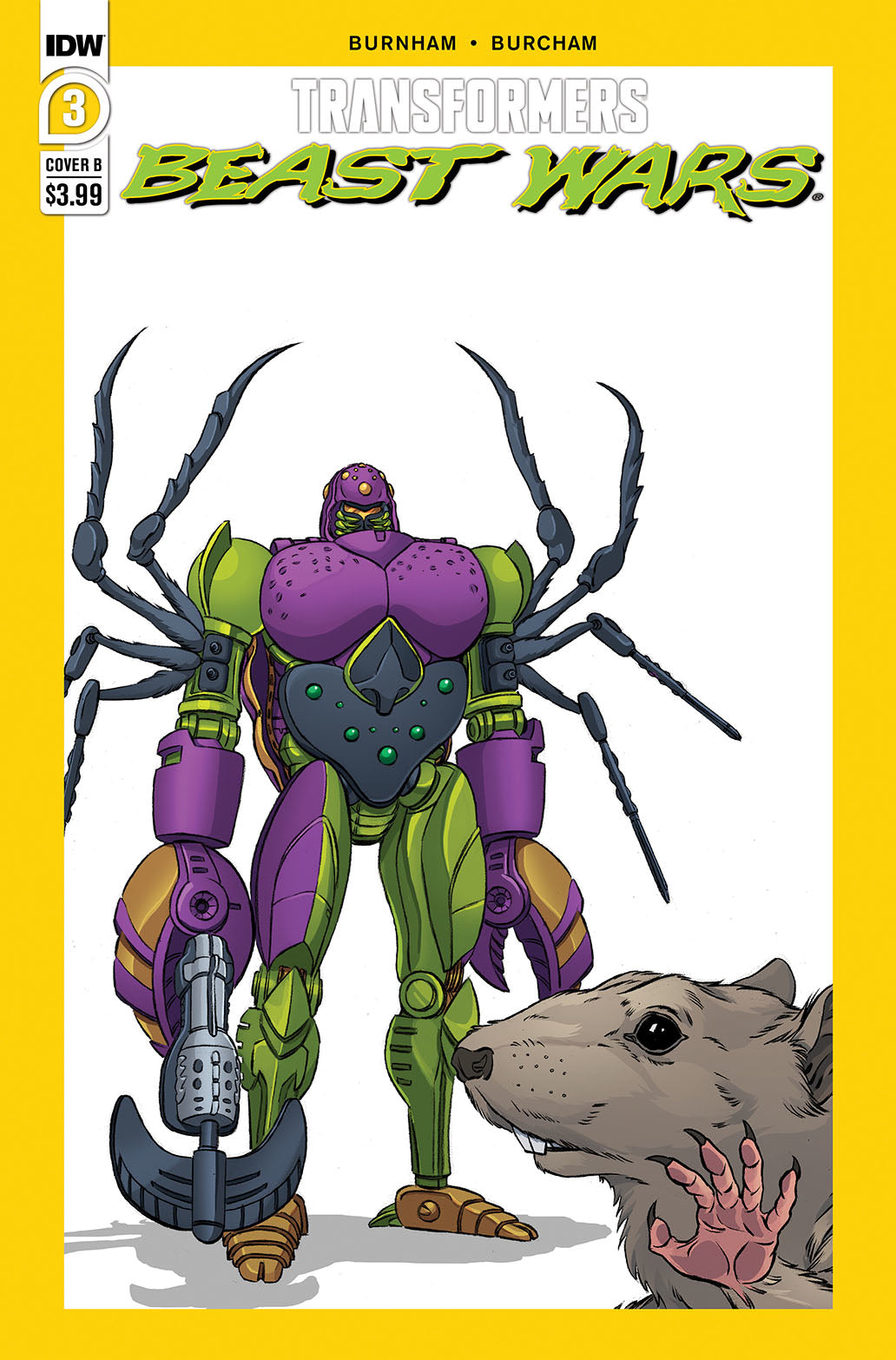 Transformers Beast Wars #3 B Dan Schoening Variant (04/07/2021) Idw