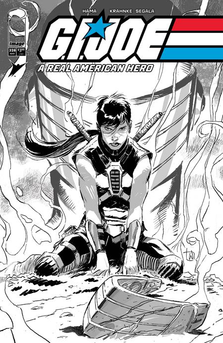 Gi Joe A Real American Hero #328 B Lee Weeks B&W Variant (05/13/2026) Image