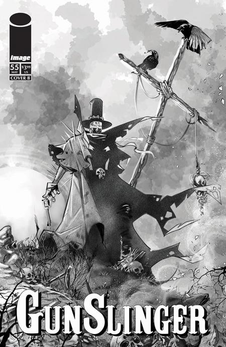 Gunslinger Spawn #55 B Ig Guara B&W Variant (06/24/2026) Image
