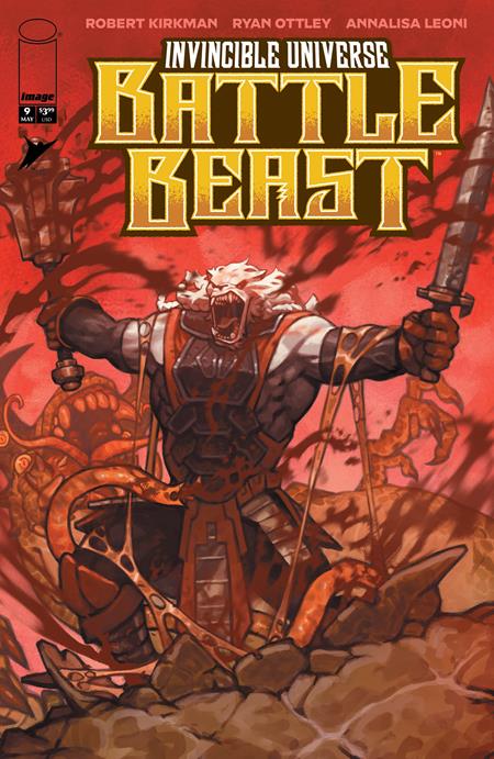 Invincible Universe Battle Beast #9 E 1:50 Crom Variant (05/20/2026) Image