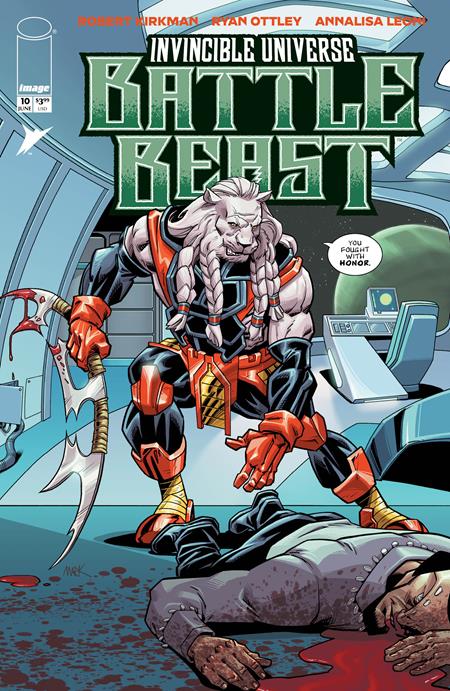 Invincible Universe Battle Beast #10 E 1:50 Mark Englert Variant (06/17/2026) Image