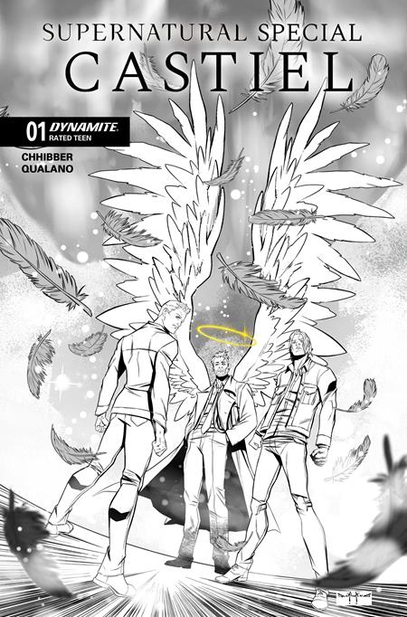 Supernatural Special Castiel #1 (One Shot) H 1:10 Pasquale Qualano Line Art Variant (06/10/2026) Dynamite