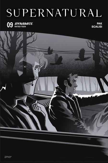 Supernatural #9 H 1:10 John Amor Line Art Variant (07/29/2026) Dynamite
