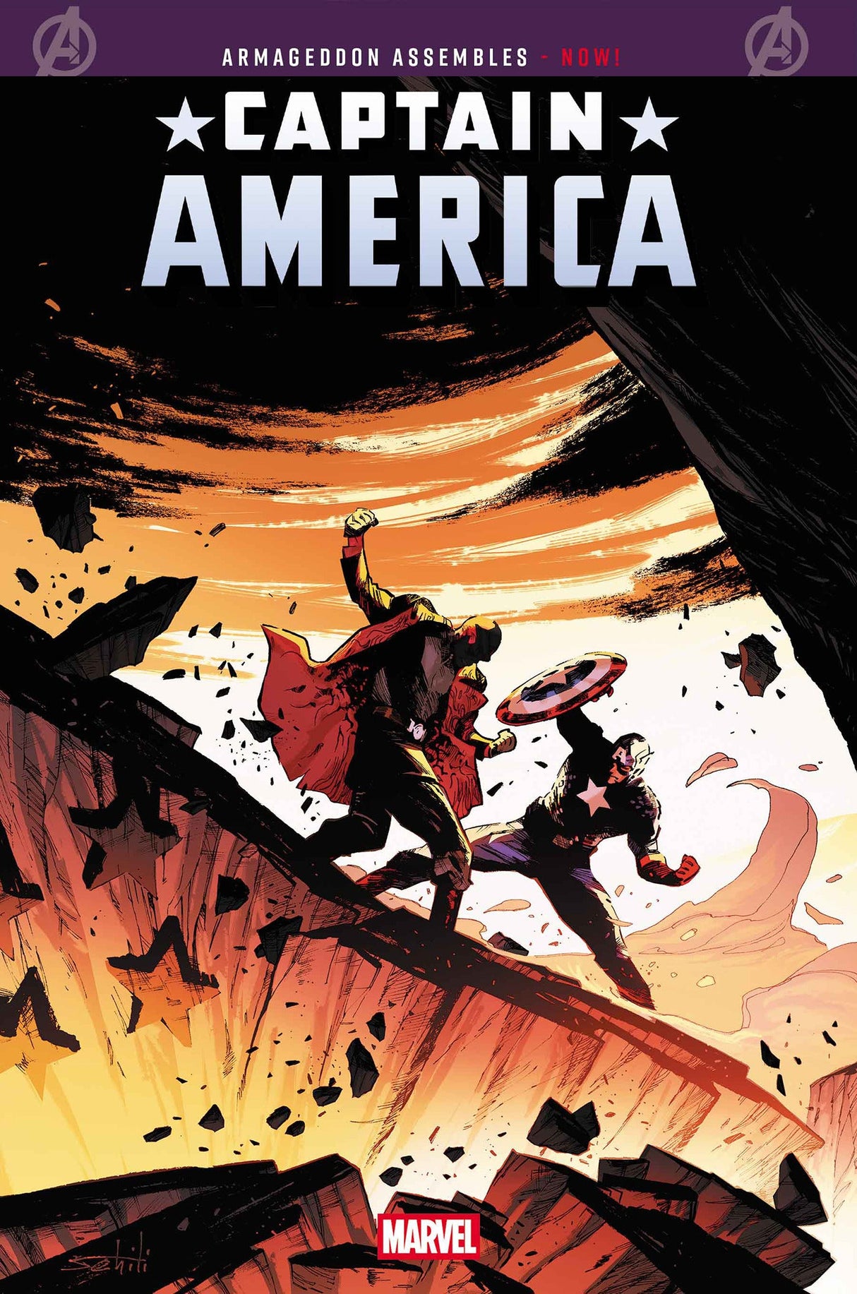Captain America #13 A Valerio Schiti [Arm] (07/15/2026) Marvel