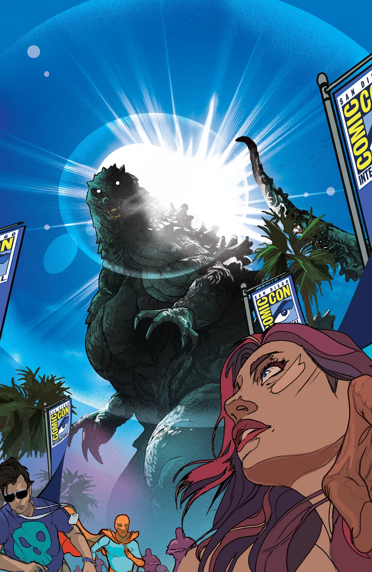 Godzilla Vs. America San Diego D 1:25 Ward Virgin (07/22/2026) Idw