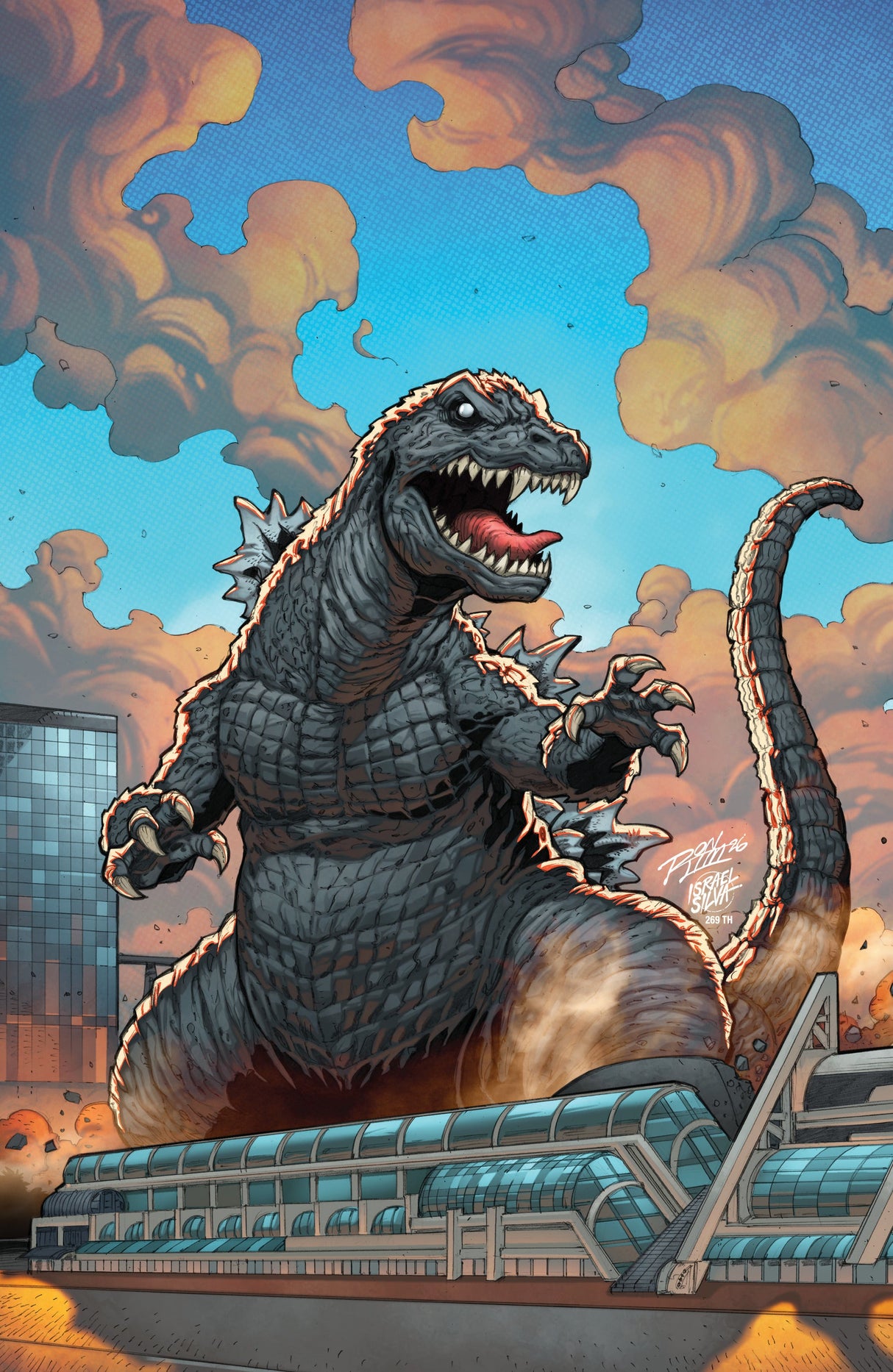 Godzilla Vs. America San Diego D 1:10 Lim Virgin (07/22/2026) Idw