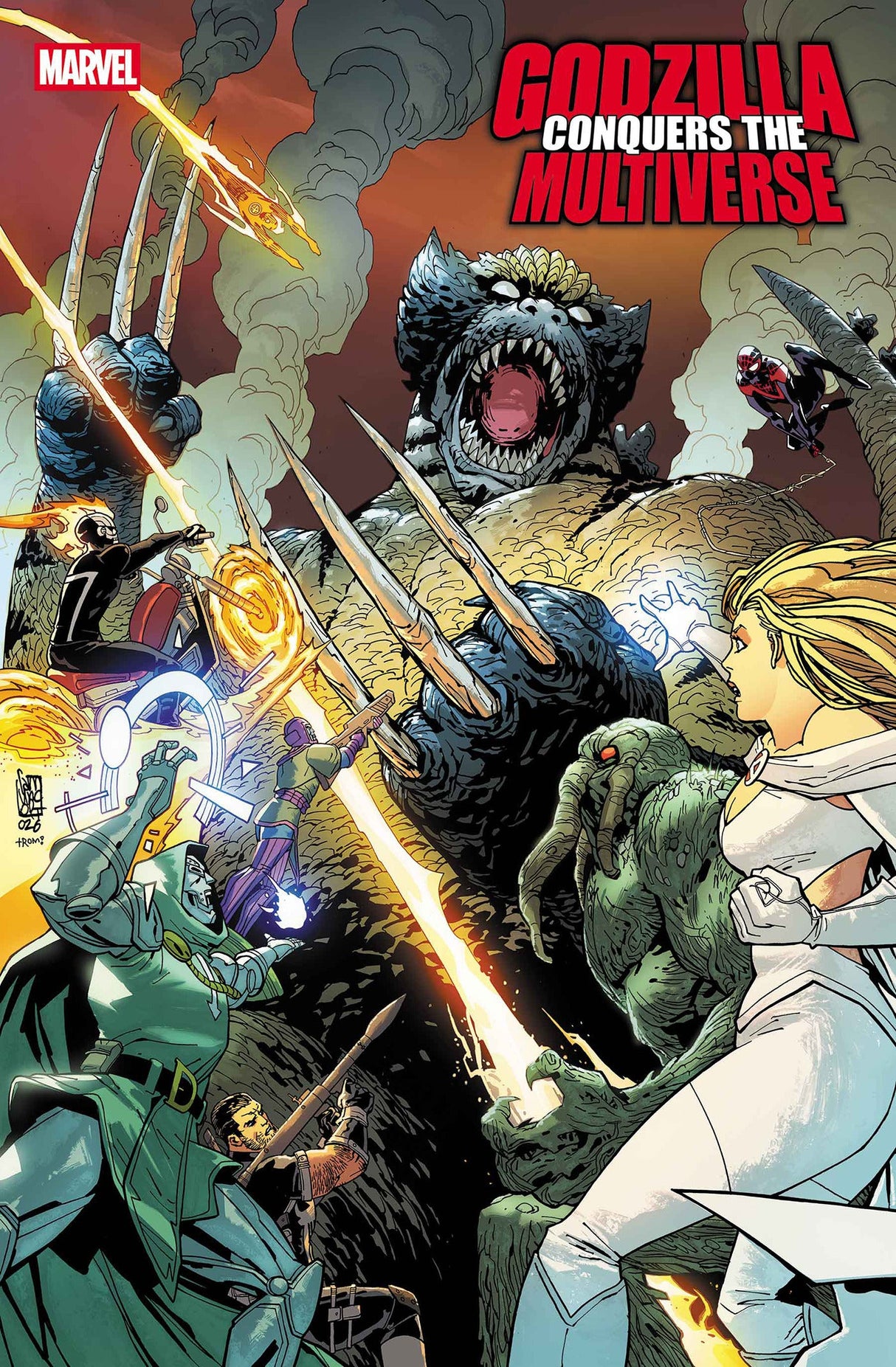 Godzilla Conquers The Multiverse #1 B Giuseppe Camuncoli Variant (07/22/2026) Marvel