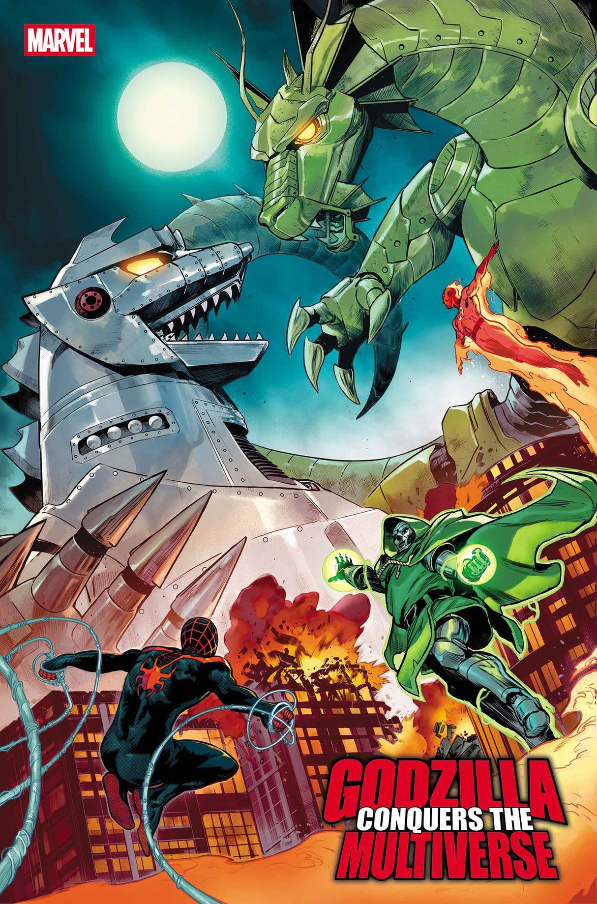 Godzilla Conquers The Multiverse #1 C Juan Frigeri Foil Variant (07/22/2026) Marvel