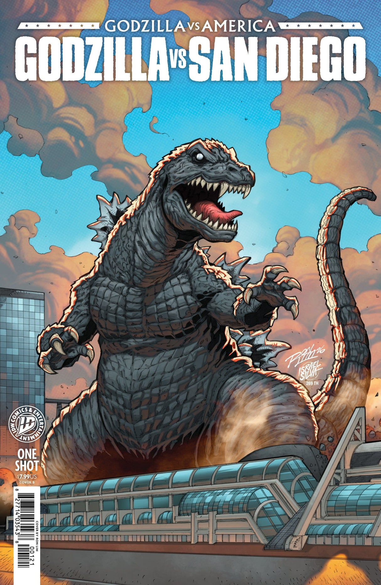 Godzilla Vs. America San Diego B Lim (07/22/2026) Idw