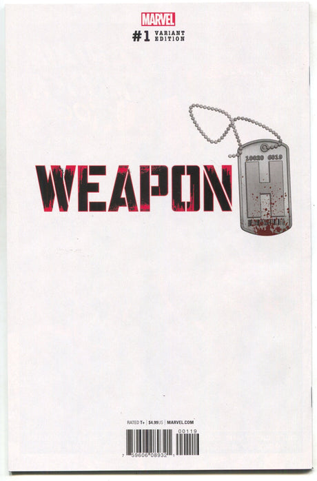 Weapon H 1 Marvel Legacy 2018 1:100 Leinil Francis Yu Virgin Variant Wolverine Hulk NM